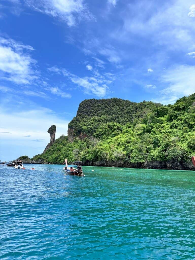 Snorkelling at the Chicken Island, one of the activities of Krabi's 4-island tour by Travel CoCo.